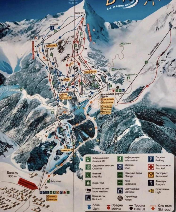 Simonen Apartments Near The Gondola Bansko Ngoại thất bức ảnh